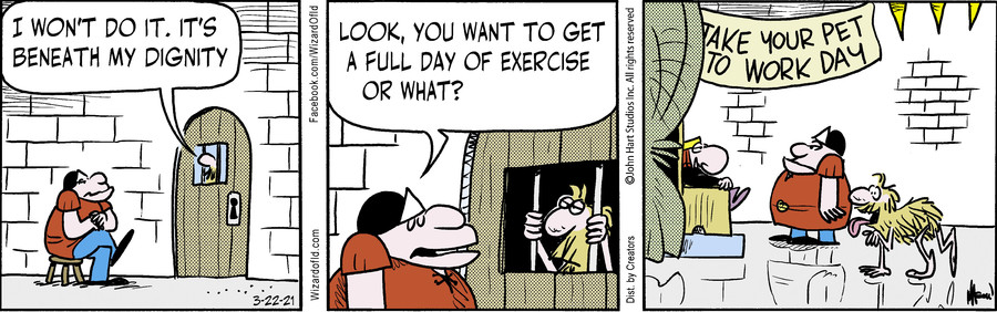 Wizard of Id for Mar 22, 2021