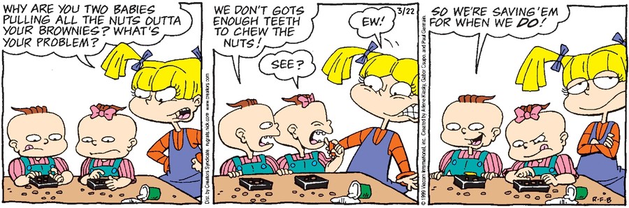 Rugrats for Mar 22, 2021