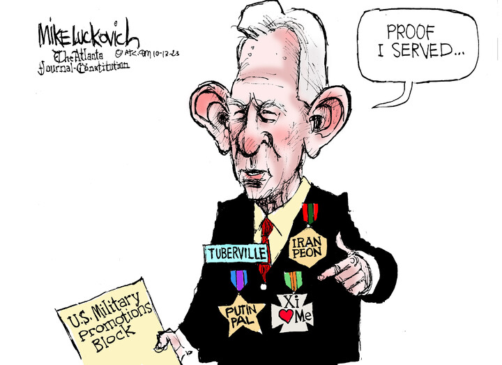 Mike Luckovich for Oct 13, 2023