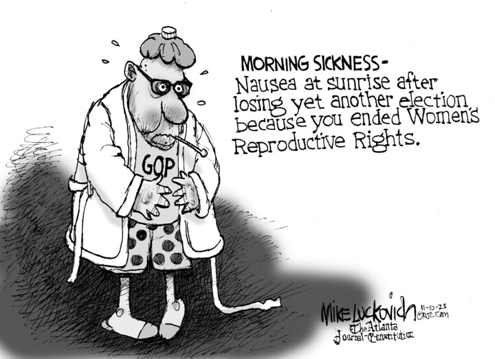 Mike Luckovich for Nov 10, 2023