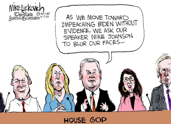 Mike Luckovich for Dec 07, 2023