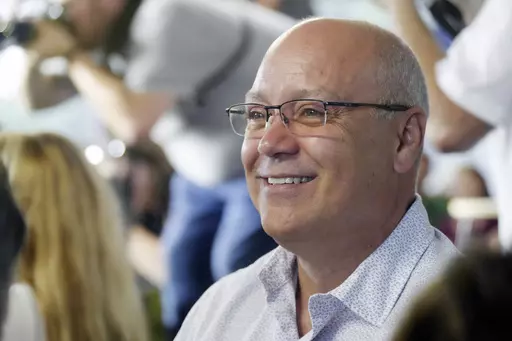 Michael Haley talks with supporters during a campaign event for his wife, Republican presidential hopeful Nikki Haley, in the South Carolina state House district she used to represent, April 6, 2023, in Gilbert, S.C. Haley’s husband will soon begin a yearlong deployment with the South Carolina Army National Guard to Africa. The mission will encompass most of the remainder of his wife’s campaign for the 2024 Republican presidential nomination. A person with knowledge of Michael Haley’s depl