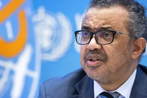 Tedros Adhanom Ghebreyesus, Director General of the World Health Organization talks to the media regarding the coronavirus COVID-19 at the World Health Organization headquarters in Geneva, Switzerland, Monday, Dec. 20, 2021. In an emotional statement at a press briefing on Wednesday, Aug. 17, 2022 WHO Director-General _ who is an Ethnic Tigrayan _ said the situation in his home country of Ethiopia, where 6 million people in Tigray have essentially been cut from the world, is worse than any other