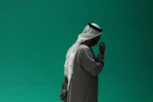 COP28 President Sultan al-Jaber leaves a plenary session at the COP28 U.N. Climate Summit, Wednesday, Dec. 13, 2023, in Dubai, United Arab Emirates. (AP Photo/Kamran Jebreili)