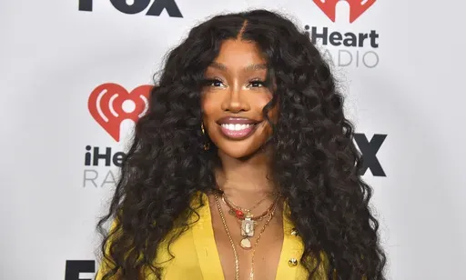 SZA poses in the press room at the iHeartRadio Music Awards on Monday, April 1, 2024, in Los Angeles. (Photo by Jordan Strauss/Invision/AP, File)