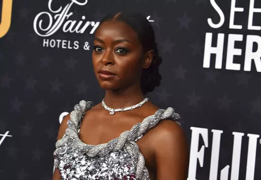 Danielle Deadwyler arrives at the 28th annual Critics Choice Awards at The Fairmont Century Plaza Hotel on Sunday, Jan. 15, 2023, in Los Angeles. (Photo by Jordan Strauss/Invision/AP)