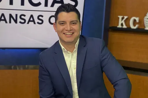 This photo provided by Telemundo Kansas City shows television reporter Adan Manzano, a 27-year-old anchor and reporter for Telemundo in Kansas City, Missouri, who was found dead in his hotel room in the New Orleans suburb of Kenner during Super Bowl week. (Telemundo Kansas City via AP)
