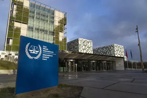 Exterior view of the International Criminal Court in The Hague, Netherlands, Tuesday, Dec. 6, 2022. Israeli officials sound increasingly concerned that the International Criminal Court could issue arrest warrants for the country's leaders more than six months into the Israel-Hamas war. (AP Photo/Peter Dejong, File)