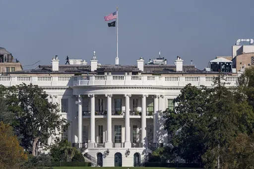The White House is seen in Washington, Monday, Nov. 4, 2024, as the presidential campaign comes to an end. (AP Photo/J. Scott Applewhite, File)