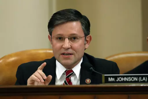 Rep. Mike Johnson, R-La., speaks during a House Judiciary Committee markup of the articles of impeachment against President Donald Trump, on Capitol Hill, Dec. 12, 2019, in Washington. Johnson does not typically mention one aspect of his work before being elected to Congress. He was once chosen to be the dean of a small Baptist law school. But the school ultimately collapsed without enrolling students or opening its doors. The episode is a reminder of how little is know about Johnson, who quickl