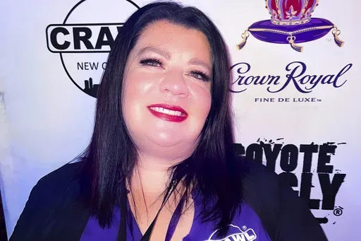 This photo provided by the Crawl Entertainment Group in July 2024 shows Kristie Thibodeaux. She was shot to death as she sat in her car early on the morning of June 30, 2024, in the French Quarter of New Orleans. Police say the suspects in her death had carried out a string of robberies. (Crawl Entertainment Group via AP)