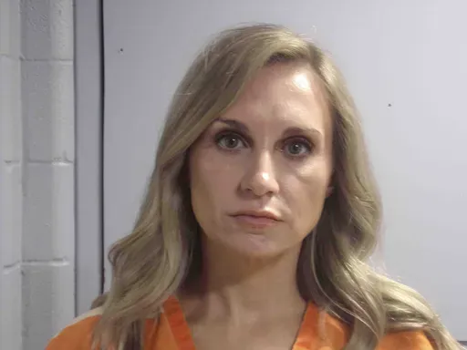 This booking photo provided by Beauregard Parish Sheriff's Office in DeRidder, La., shows Misty Clanton Roberts, who abruptly resigned as the town's mayor on July 27, 2024, and was arrested on charges of rape involving a minor on Thursday, Aug. 1. (Beauregard Parish Sheriff's Office via AP)