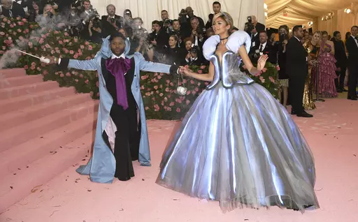 Zendaya, right, and celebrity stylist Law Roach attend The Metropolitan Museum of Art's Costume Institute benefit gala celebrating the opening of the "Camp: Notes on Fashion" exhibition on Monday, May 6, 2019, in New York. Roach helped reinvent Zendaya and turned Celine Dion into a fashion icon. Last week, he shocked the fashion world when he announced his retirement from dressing the rich and famous. (Photo by Evan Agostini/Invision/AP, File)
