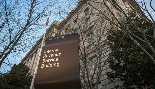 This April 13, 2014, file photo shows the Internal Revenue Service (IRS) headquarters building in Washington. (AP Photo/J. David Ake, File)