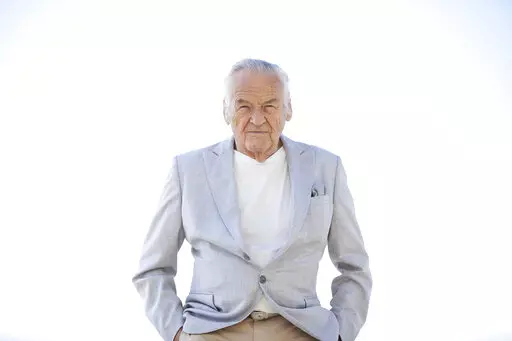 Polish filmmaker Jerzy Skolimowski poses for a portrait in Santa Monica, Calif. on Dec. 3, 2022, to promote his film "EO.". (Photo by Rebecca Cabage/Invision/AP)