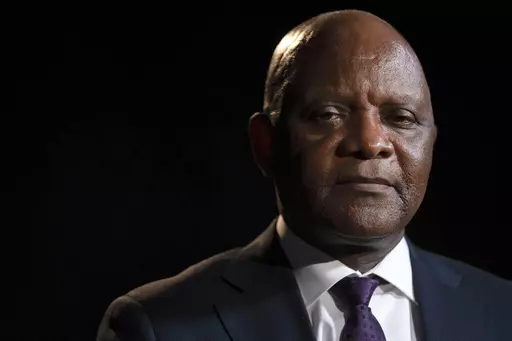 John Nkengasong, head of the U.S. President's Emergency Plan for AIDS Relief, or PEPFAR, poses for a portrait on Aug. 29, 2023, in Washington. Nkengasong spoke to The Associated Press about his experience, at a period when challenges by anti-abortion groups and House Republican have made the future of PEPFAR uncertain. (AP Photo/Mark Schiefelbein, File)