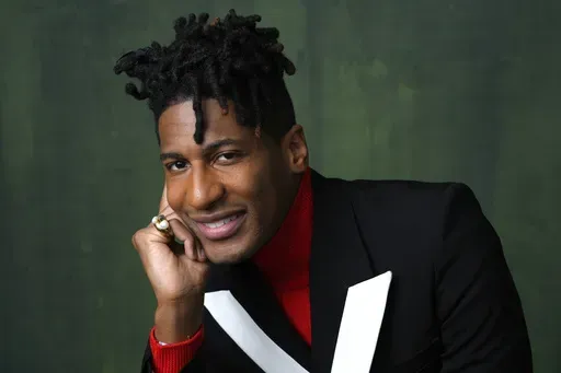 Jon Batiste poses for a portrait during the 96th Academy Awards Oscar nominees luncheon on Monday, Feb. 12, 2024, at the Beverly Hilton Hotel in Beverly Hills, Calif. (AP Photo/Chris Pizzello, File)