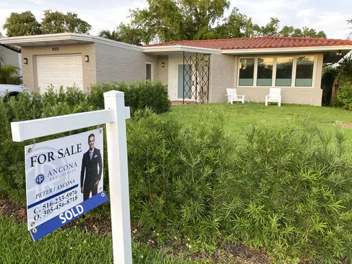 A home with a "Sold" sign is shown, Sunday, May 2, 2021, in Surfside, Fla. It’s been a bumpy ride for mortgage companies lately. Some lenders have gone out of business, merged with other companies or narrowed their focus. And more changes are likely in 2023. But the shakeout shouldn’t set you off course. AP Photo/Wilfredo Lee, File)