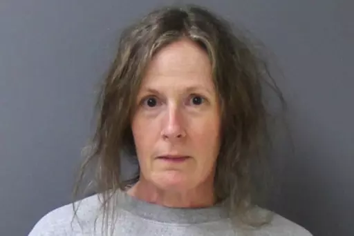 This image provided by the Minnesota Department of Corrections shows Kim Potter, the Minnesota police officer who mistook her gun for a Taser and killed Daunte Wright in 2021. Potter was released from prison early Monday, April 24, 2023. The Minnesota Department of Corrections said Potter was set free around 4 a.m. “out of an abundance of caution.” The department confirmed Friday she would be released Monday but declined to say what time out of security concerns. (Minnesota Department of Cor