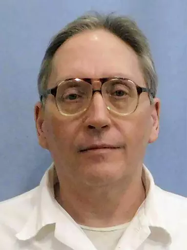 This undated photo provided by the Alabama Department of Corrections shows James Barber. A federal appeals court on Wednesday, July 19, 2023, refused to stop Barber's upcoming execution in Alabama, rejecting his argument that the state has a history of botched lethal injections. Barber, 64, is scheduled to be put to death Thursday evening, July 20, at a south Alabama prison, in the first execution scheduled in the state since Gov. Kay Ivey paused them in November for an internal review. (Alabama