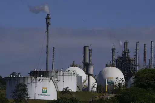 Capuava oil refinery owned by Petrobras sits in Maui, on the outskirts of Sao Paulo, Brazil, Monday, Nov. 6, 2023. (AP Photo/Andre Penner, File)