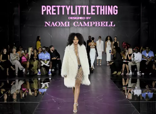 Models walk the runway at the PrettyLittleThing x Naomi Campbell Spring/Summer 2024 fashion show as part of New York Fashion Week on Tuesday, Sept. 5, 2023 in New York. (Photo by Evan Agostini/Invision/AP)