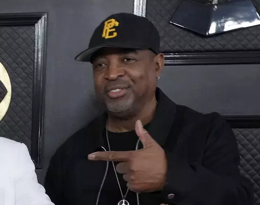 Chuck D, of Public Enemy, appears at the 65th annual Grammy Awards in Los Angeles on Feb. 5, 2023. Chuck D rounded up several rap greats - including Ice-T, Run DMC and MC Lyte – who offered their firsthand accounts about the anthology of hip-hop in a four-part series “Fight the Power: How Hip Hop Changed the World,” which is currently streaming on PBS platforms through Thursday. (Photo by Jordan Strauss/Invision/AP, File)