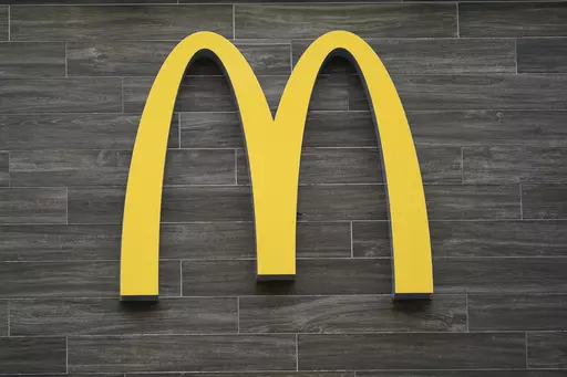 This photo shows a logo of a McDonald's restaurant in Havertown, Pa., on April 26, 2022. A report says McDonald’s has closed its U.S. offices for a few days as the company prepares to inform employees about layoffs. (AP Photo/Matt Rourke)