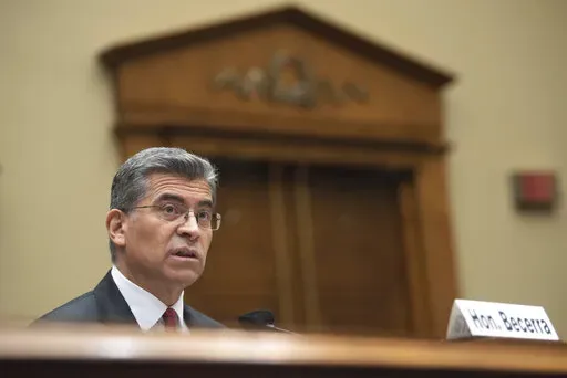 Health and Human Services Secretary Xavier Becerra testifies before a House Committee on Energy and Commerce Subcommittee on Health hearing, Wednesday, April 27, 2022, in Washington. Tennessee and South Carolina are joining five other states in extending health care coverage to women with low-to-modest incomes for a full year after childbirth.  Becerra announced the expansion of Medicaid and the Children’s Health Insurance Program on Friday, May 6.(AP Photo/Kevin Wolf, File)