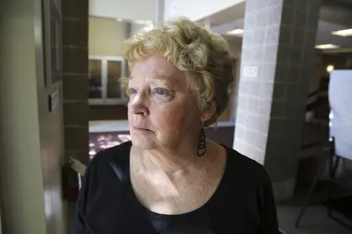 Clela Rorex, who was elected and served as Boulder County clerk and recorder in the 1970s, stands outside the offices of then-County Clerk Hillary Hall, in Boulder, Colo., on July 2, 2014. Rorex, a former Colorado county clerk considered a pioneering ally to the gay rights movement for being the first public official to issue a same-sex marriage license in 1975, has died at age 78. Rorex died Sunday, June 19, 2022, of complications from recent surgery at a hospice care facility in Longmont, the 