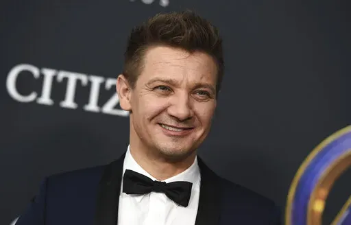 Jeremy Renner arrives at the premiere of "Avengers: Endgame" at the Los Angeles Convention Center on Monday, April 22, 2019. Renner says he is out of the hospital after he was seriously injured in a snow plow accident. In response to a Twitter post Monday about his TV series “Mayor of Kingstown,” Renner tweeted that other than the brain fog that remains, he is very excited to watch the next episode with his family at home. (Photo by Jordan Strauss/Invision/AP, File)