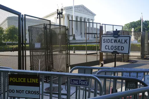 The Supreme Court, Friday, June 24, 2022, in Washington. (AP Photo/Steve Helber)