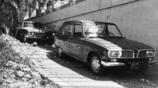 These two cars found just outside Beirut, Lebanon, are believed to be those used by the Israeli troops in raids on Palestinian leaders on April 10, 1973. The Israeli commando force led by a man disguised as brunette. Ehud Barak, who later rose to become Israel's prime minister, infiltrated a posh Beirut neighborhood shooting dead three top officials with the Palestine Liberation Organization in two separate adjacent buildings. (AP Photo/Zaven Vartan, File)