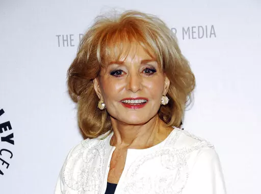 Barbara Walters arrives to participate in a panel discussion featuring the hosts of ABC's "The View," at The Paley Center for Media on April 9, 2008, in New York. Walters, a superstar and pioneer in TV news, has died, according to ABC News on Friday, Dec. 30, 2022. She was 93. (AP Photo/Evan Agostini, File)