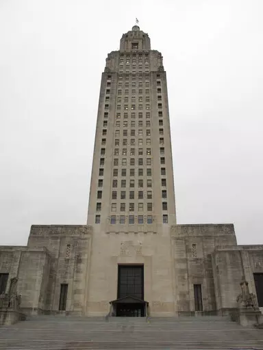 The Louisiana Capitol in Baton Rouge, La., is seen on Jan. 21, 2021. The Louisiana House has approved a bill shifting boundary lines for the state’s six congressional districts Thursday, Feb. 10, 2022 — without creating a second majority Black district sought by civil rights organizations. The vote for the bill by Republican House Speaker Clay Schexnayder was 70-33. A series of amendments creating a new “majority-minority” district were defeated by similar margins.  (AP Photo/Melinda Des