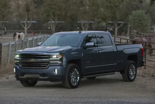 This photo provided by Chevrolet shows a used full-size Chevy Silverado, which is available for $25,000 or less. (Courtesy of General Motors via AP)