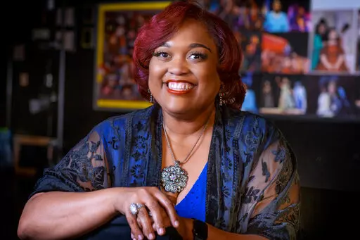 Roshunda Jones-Koumba, a drama teacher at G. W. Carver Magnet High School in Houston, appears in an undated photo. Jones-Koumba will receive the 2022 Excellence in Theatre Education Award. (Rick Armstrong/Tony Awards via AP)