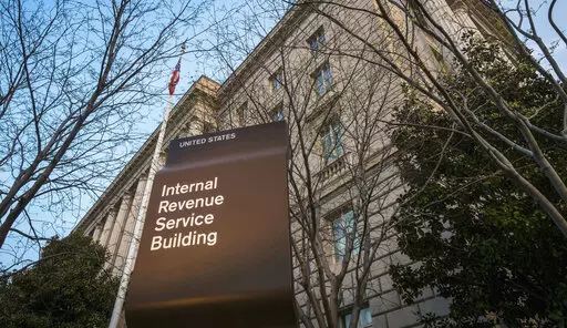 This April 13, 2014, file photo shows the Internal Revenue Service (IRS) headquarters building in Washington. For small-business owners, preparing an income tax return is far from simple, which can increase the chances of making a mistake. According to two small-business pros, if you catch an error after you’ve filed your small-business tax return, the first thing to do is confirm there’s really an error on the return and make sure to stay calm.  (AP Photo/J. David Ake, File)