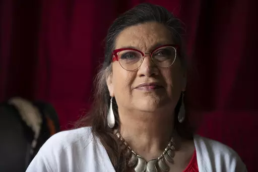 Christina Wood sits for a portrait at her home in Salem, Ore., Friday, April 21, 2023. Six years ago, Wood moved to Oregon, where she could access the gender-affirming health care she needed to live as her authentic self. Oregon lawmakers are expected to pass a bill that would further expand insurance coverage for gender-affirming care to include things like facial hair removal and Adam's apple reduction surgery, procedures currently considered cosmetic by insurers but seen as critical to the me