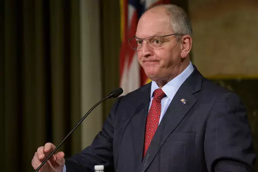 Louisiana Gov. John Bel Edwards speaks about the investigation into the death of Ronald Greene in Baton Rouge, La., Tuesday, Feb. 1, 2022. (AP Photo/Matthew Hinton, File)