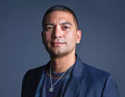 This undated image shows Adrian Matejka, an educator, former state laureate of Indiana and prize-winning poet who was named editor of Poetry magazine. (Polina Osherov via AP)