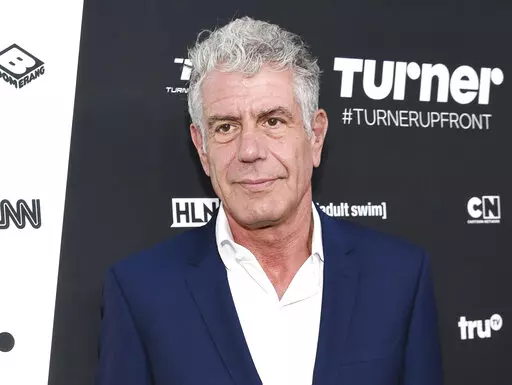 Anthony Bourdain attends the Turner Network 2016 Upfronts in New York on May 18, 2016. Biographers try as best they can to walk in the shoes of their subjects. Charles Leerhsen, author of “Down and Out in Paradise: The Life of Anthony Bourdain”, took it a step further: he slept in the same French hotel room where Bourdain killed himself, earning a unique perspective — and pushback. (Photo by Evan Agostini/Invision/AP, File)