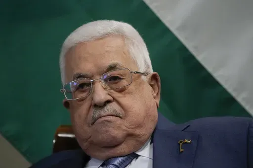 Palestinian President Mahmoud Abbas meets with U.S. Secretary of State Antony Blinken in Amman, Jordan, Tuesday Oct. 17, 2023. The Palestinian Authority's prime minister announced his government's resignation on Monday, seen as the first step in a reform process demanded by the United States as part of its latest ambitious plans to resolve the Israeli-Palestinian conflict. (AP Photo/Jacquelyn Martin, Pool, File)