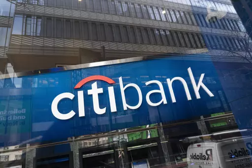 A Citibank office in New York is shown in this Wednesday, Jan. 13, 2021, file photo. Citigroup reports earnings on Friday, April 14, 2023. (AP Photo/Mark Lennihan, File)