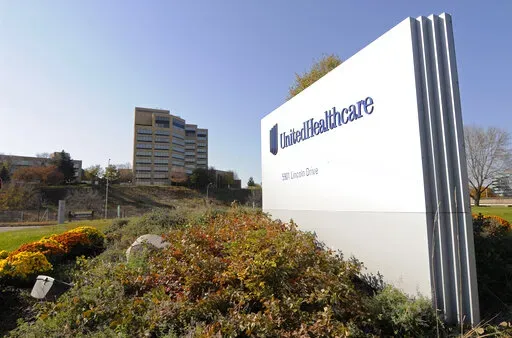 This Oct. 16, 2012, file photo, shows a portion of the UnitedHealth Group Inc.'s campus in Minnetonka, Minn.  UnitedHealth Group is spending about $5.4 billion to delve deeper into home health care with the acquisition of LHC Group.The health care giant said Tuesday, March 29, 2022, that it will pay $170 for each share of LHC’s stock in a deal expected to close later this year.(AP Photo/Jim Mone, File)