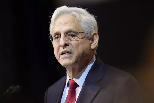 U.S. Attorney General Merrick Garland makes a point as he speaks to members of the house of delegates of the American Bar Association at the group's annual meeting, Aug. 7, 2023, in Denver. New guidance from the Biden administration on Monday urges colleges to use a range of strategies to promote racial diversity on campus after the Supreme Court struck down affirmative action in admissions. (AP Photo/David Zalubowski, File)