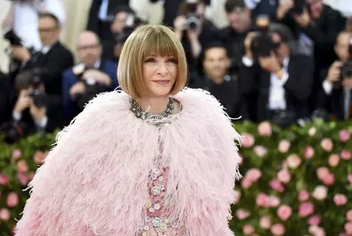 Vogue editor Anna Wintour attends The Metropolitan Museum of Art's Costume Institute benefit gala celebrating the opening of the "Camp: Notes on Fashion" exhibition on May 6, 2019, in New York. (Photo by Charles Sykes/Invision/AP, File)