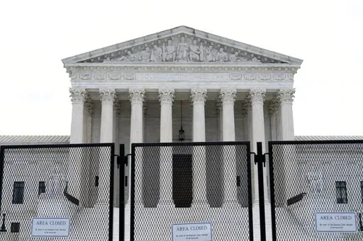 The U.S. Supreme Court, Tuesday, June 21, 2022 in Washington. (AP Photo/Jose Luis Magana)