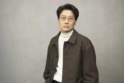 Hwang Dong-hyuk poses for a portrait to promote the second season of "Squid Game" on Wednesday, Dec. 11, 2024, in Los Angeles. (Photo by Willy Sanjuan/Invision/AP)