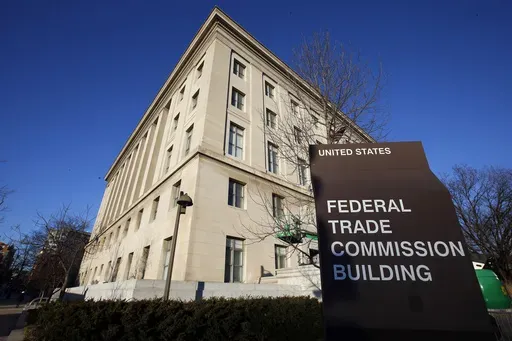The Federal Trade Commission building in Washington is shown on Jan. 28, 2015. (AP Photo/Alex Brandon, File)